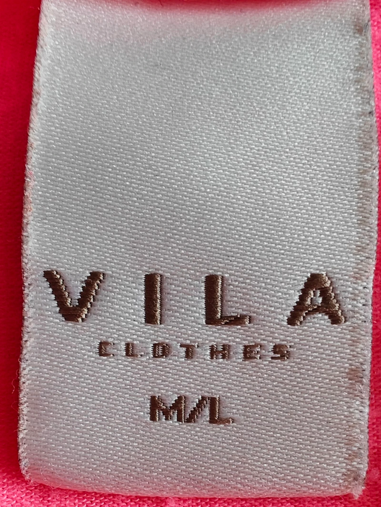 Blusa de alça rosa neon Vila – photo 2